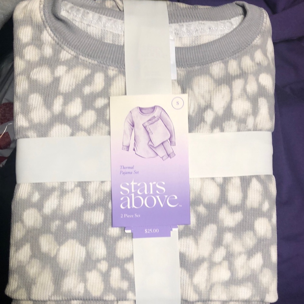 Thermal pajama set.